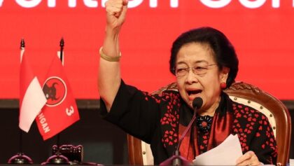Foto: Megawati Soekarnoputri (ANTARA FOTO/MONANG SINAGA)