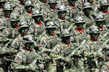 Ilustrasi pasukan TNI. (ANTARA FOTO/YUSRAN UCCANG)