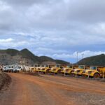 Lokasi penambangan PT Gag Nikel yang operasionalnya dihentikan sementara di Pulau Gag, Raja Ampat, Papua Barat Daya, Minggu (8/6/2025). (KOMPAS.com/YOHANA ARTHA ULY)