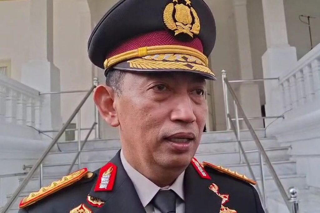Kapolri Jenderal Listyo Sigit Prabowo di Istana, Jakarta, Rabu (17/9/2025). (KOMPAS.com/Rahel