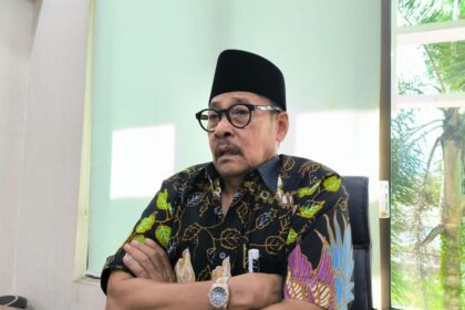 Wakil Bupati Jember Djoko Susanto saat ditenui di ruang kerjanya beberapa bulan lalu.(KOMPAS.com/Mega Silvia)