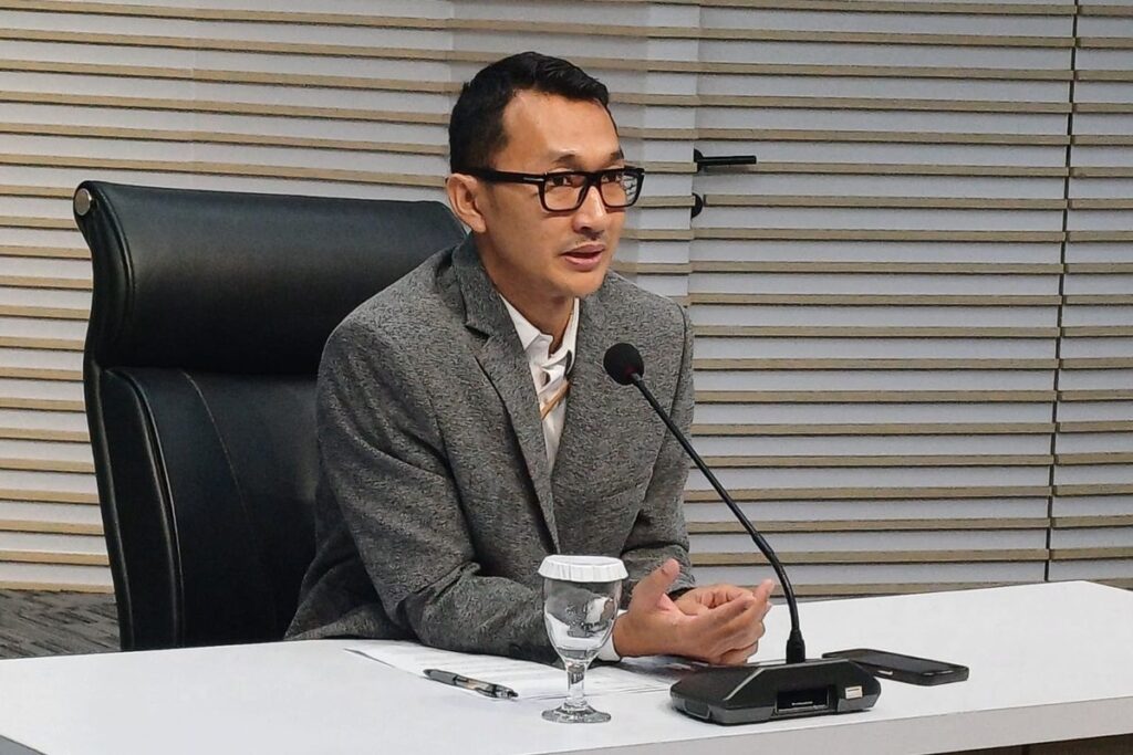 Juru Bicara KPK Budi Prasetyo di Gedung Merah Putih, Jakarta, Rabu (11/6/2025).(KOMPAS.com/Haryanti Puspa Sari)