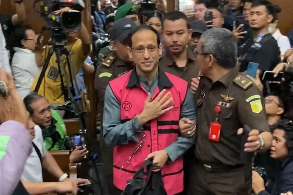 Sidang Nadiem Makarim Digelar Dengan menggunakan KUHAP Baru (Lintang Wibowo - harianterbit.com)