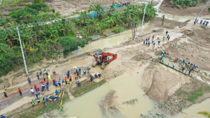 Sawah di Grobokan terendam Banjir. Photo: Humas Jateng Prov.go.id