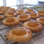 Peranakan pineapple tart, with pineapple jam on top