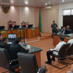 Suasana Persidangan Abdul Wahid di Pengadilan Pekanbaru. Headlinesia.com