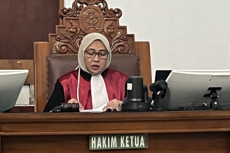 Hakim Lucy Ermawati, Selasa (4/3/2025).(KOMPAS.com / IRFAN KAMIL)