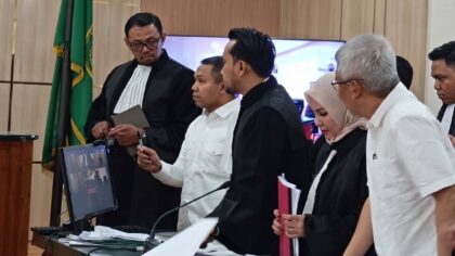 Abdul Wahid di Persidangan