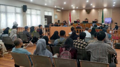 Sidang Kasus Korupsi PUPR Provinsi Riau. Headlinesia.com