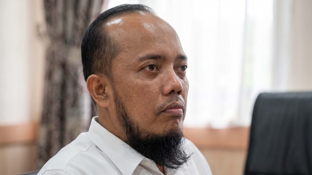 Ferry Yunanda saat memberikan keterangan sebagai saksi di Persidangan Dugaan Korupsi di Dinas PUPR PKPP Provinsi Riau.