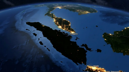 Ilustrasi Black Out Sumatra