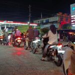 Suasana antrean yan terjadi di salah satu SPU Kota Pekanbaru (04/0/2026). headlinesia.com