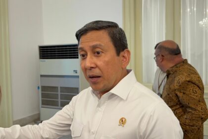 Eks Wakapolri Jenderal (Purn) Ahmad Dofiri saat ditemui di Istana, Jakarta, Selasa (5/5/2026). (KOMPAS.com/ADHYASTA DIRGANTARA)