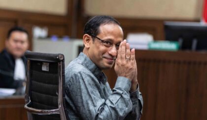 Dok. Sidang nadiem makarim. (Agus Priatna/SinPo.id)