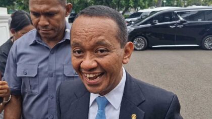 Menteri ESDM Bahlil Lahadalia saat ditemui di Istana, Jakarta, Jumat (7/3/2025). aslinews