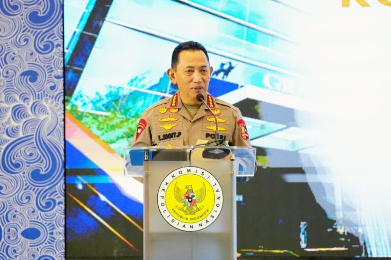 Kapolri Jenderal Listyo Sigit Prabowo dalam Rakorwas Kompolnas di Ancol, Jakarta, Rabu (10/6/2026)(Febrianto Adi Saputro)