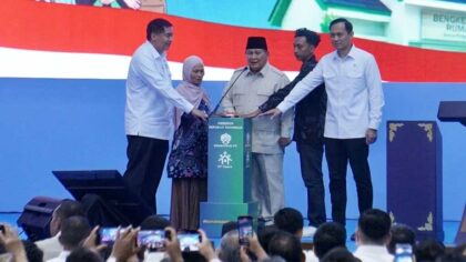 Presiden Prabowo di Batang, Jawa Tengah peresmian Rumah Layak Huni
