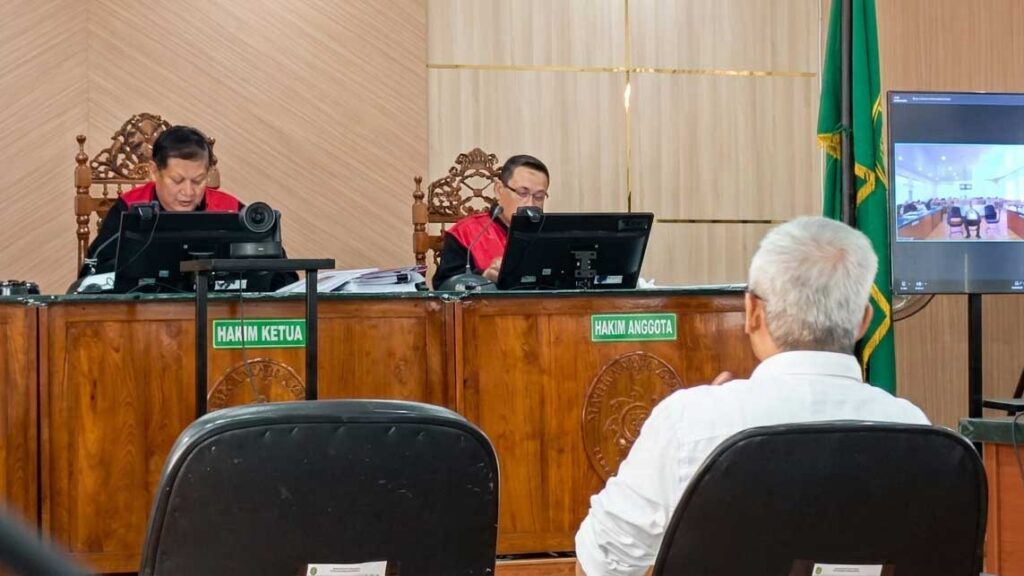 Kesaksian Terdakwa Muh Arif Setiawan dalam agenda persidangan pemeriksaan terdakwa di Pengadilan Tipikor Pekanbaru (01/07/2026).