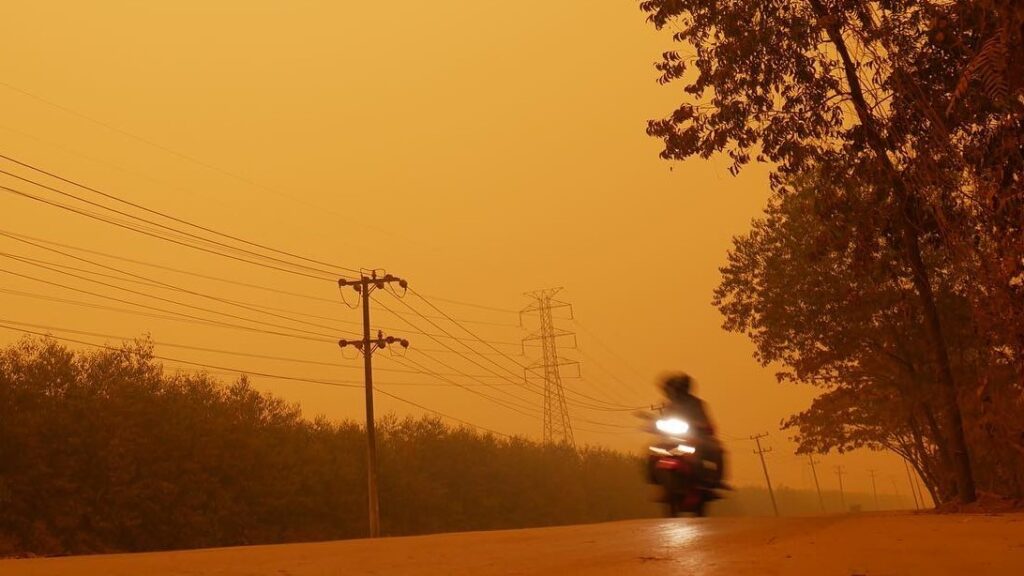 Kebakaran Karhutla Jambi tahun 2019. Foto. shodik Purnomo
